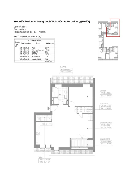 Erstbezug Dachgeschoss, 2 Zimmer, toller Schnitt mit Dachterrasse — photo 1